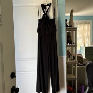 Elegant Black Halter Jumpsuit